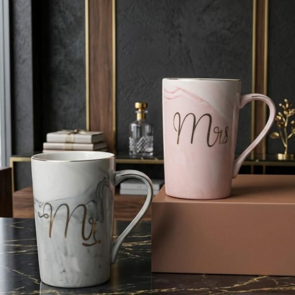 Mr. & Mrs. Ceramic Mug Set